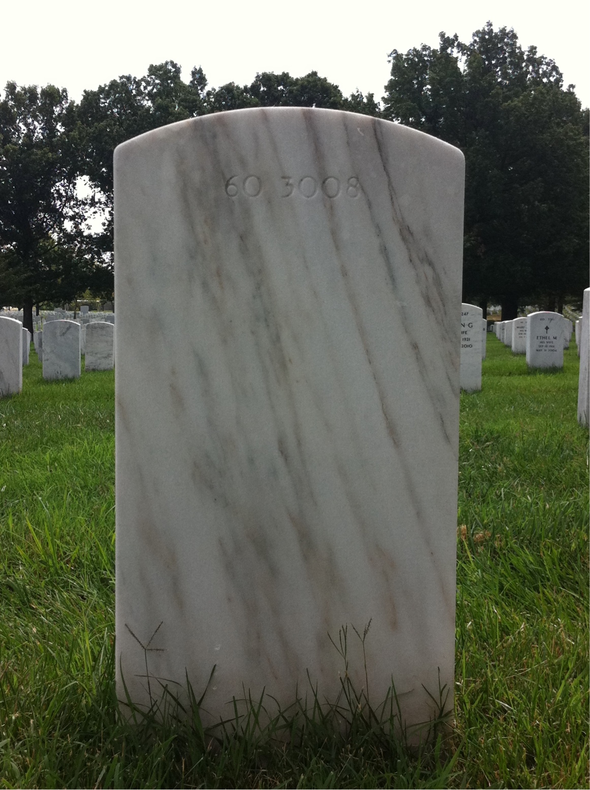 Back of headstone — William Wooorow Manlove