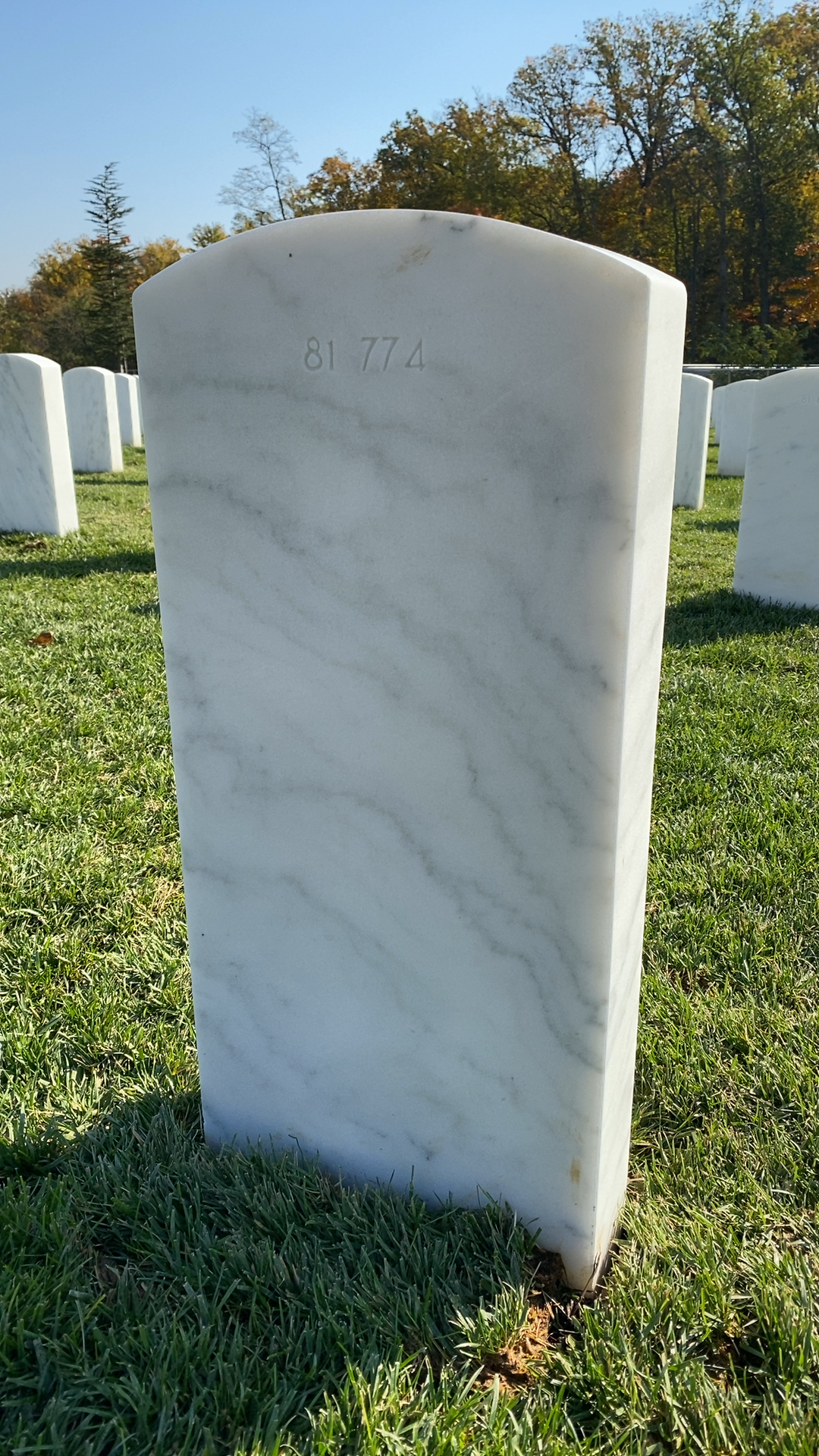 Back of headstone — Victor Failmezger