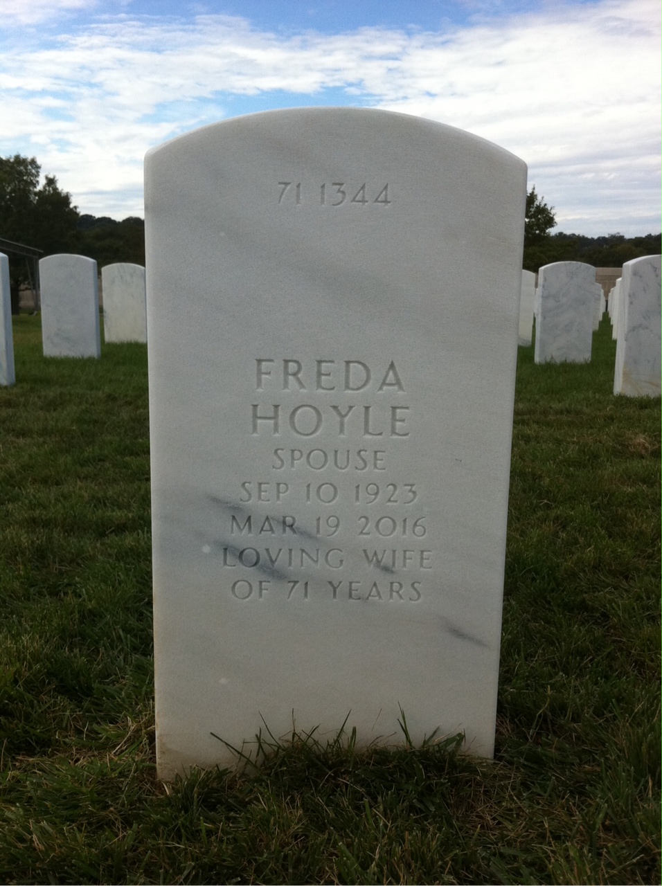 Back of headstone — Robert Bennett
