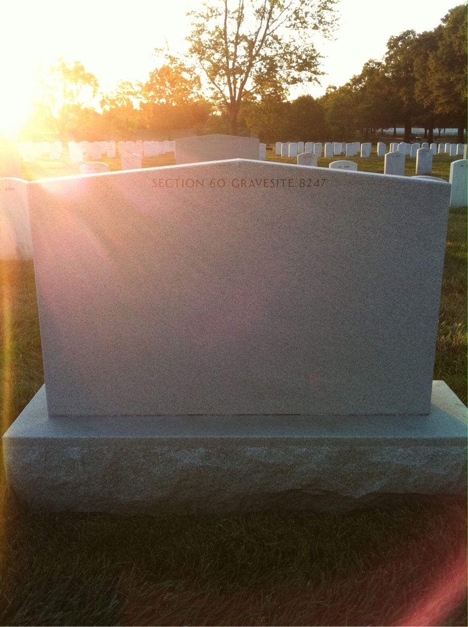 Back of headstone — Michael Mccormick