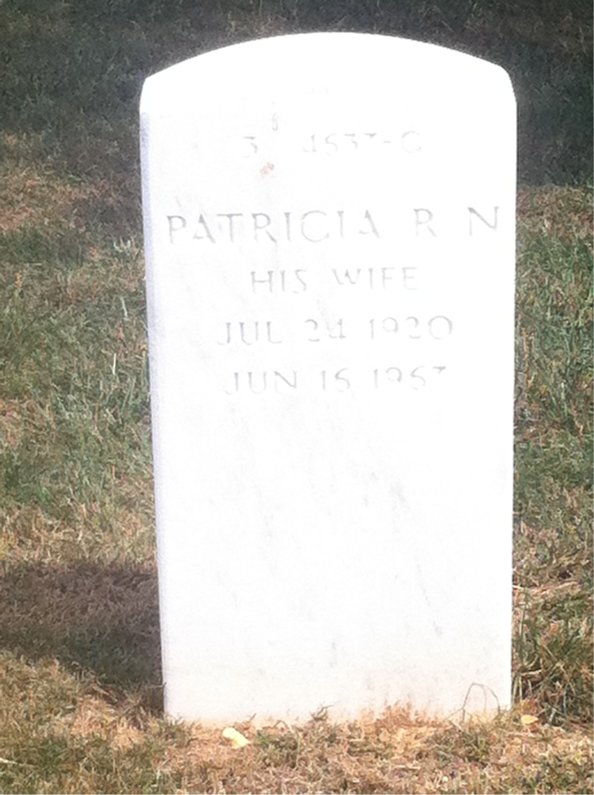 Back of headstone — David Muhlenberg