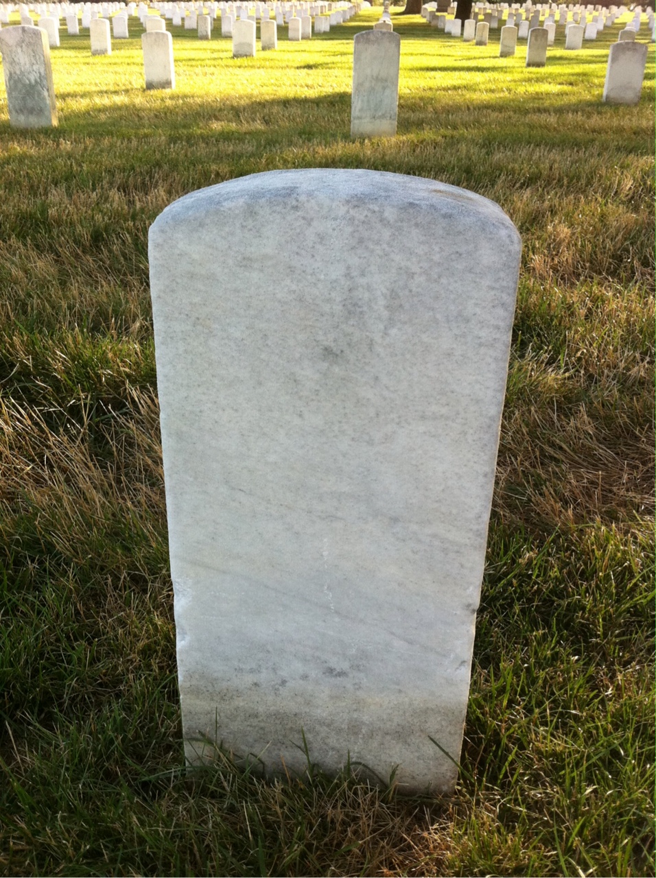 Back of headstone — Charles Morse