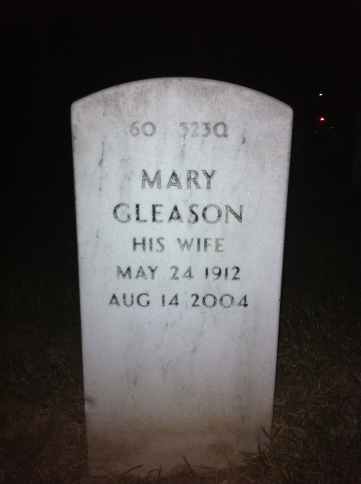 Back of headstone — Robert Jackson