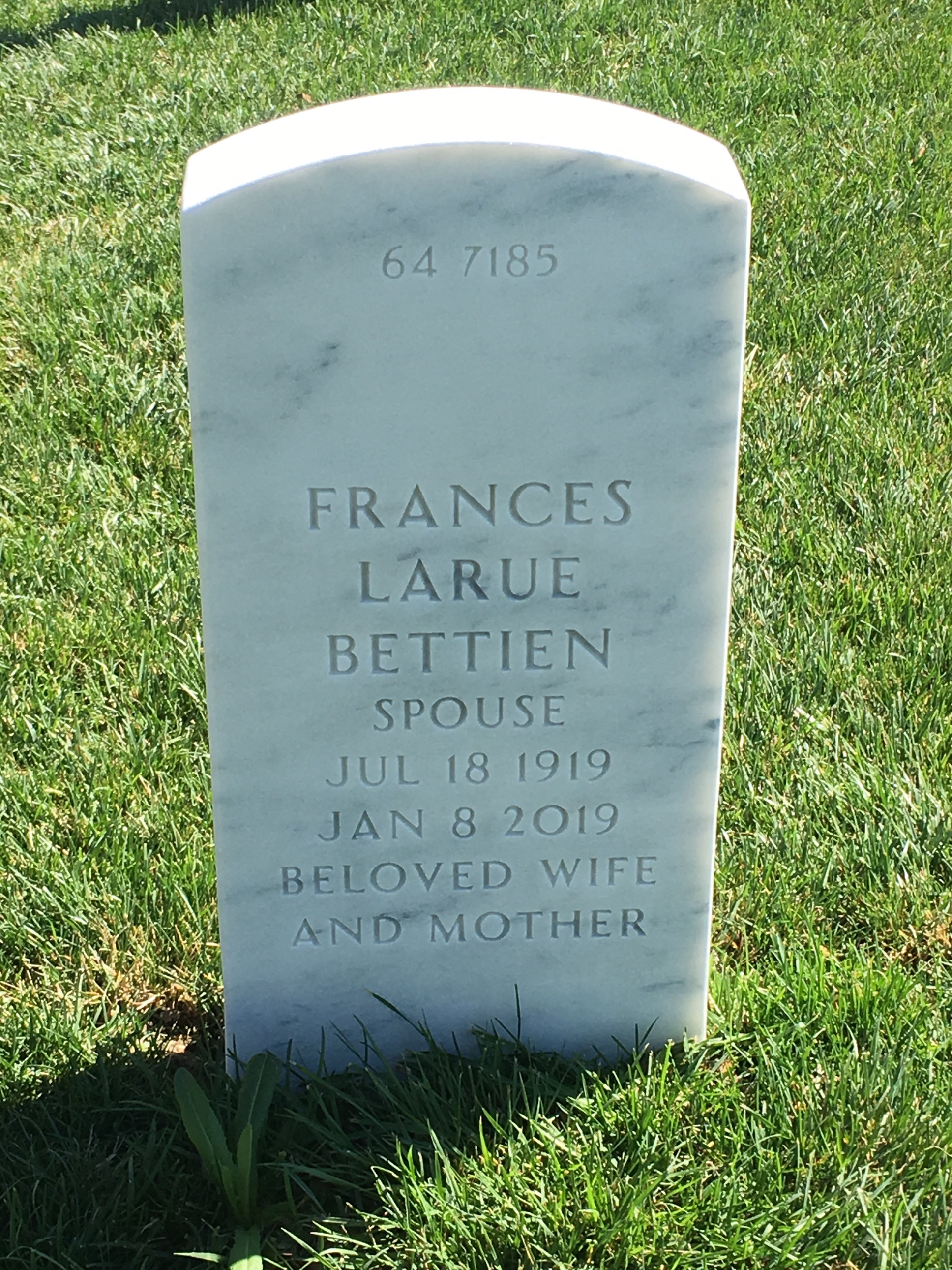 Back of headstone — Richard Owen