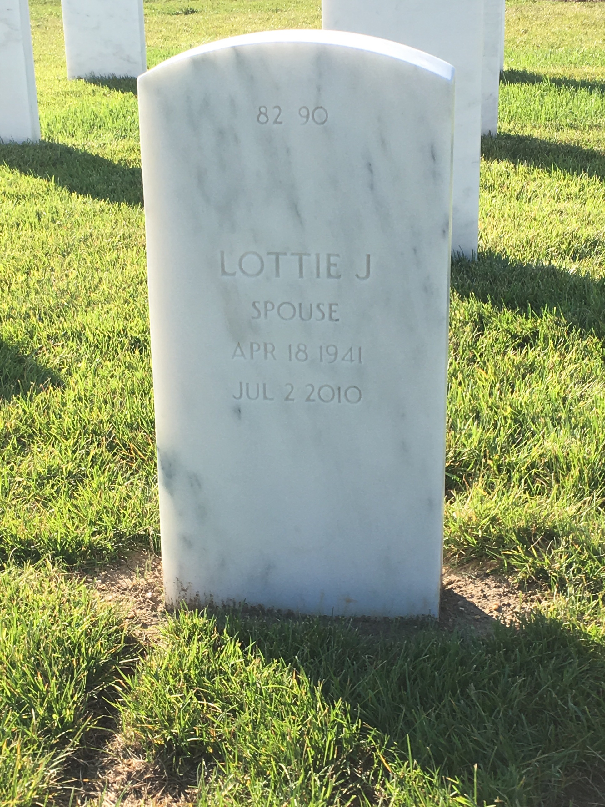 Back of headstone — Robert Mitchell