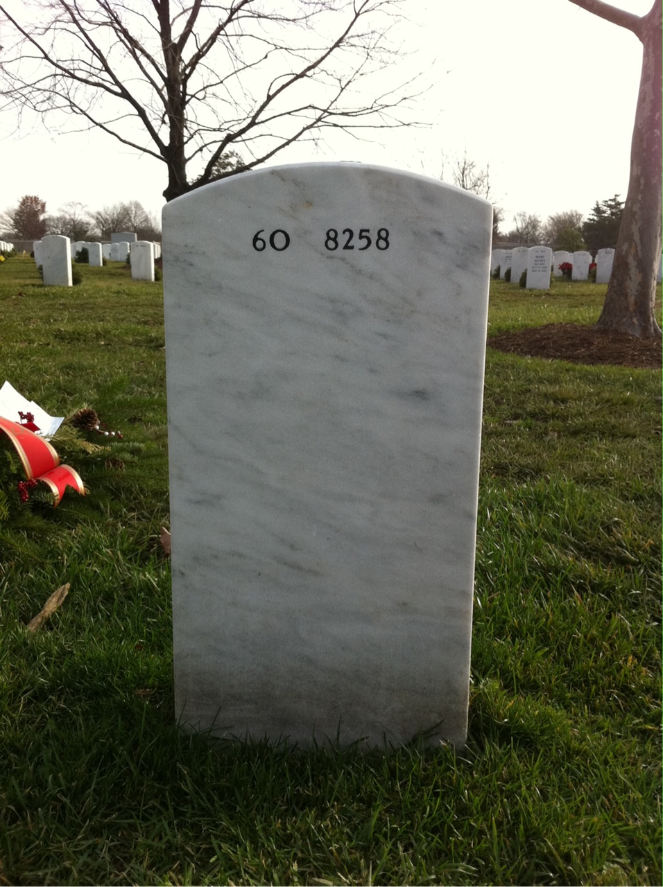 Back of headstone — Jimmy Shelton