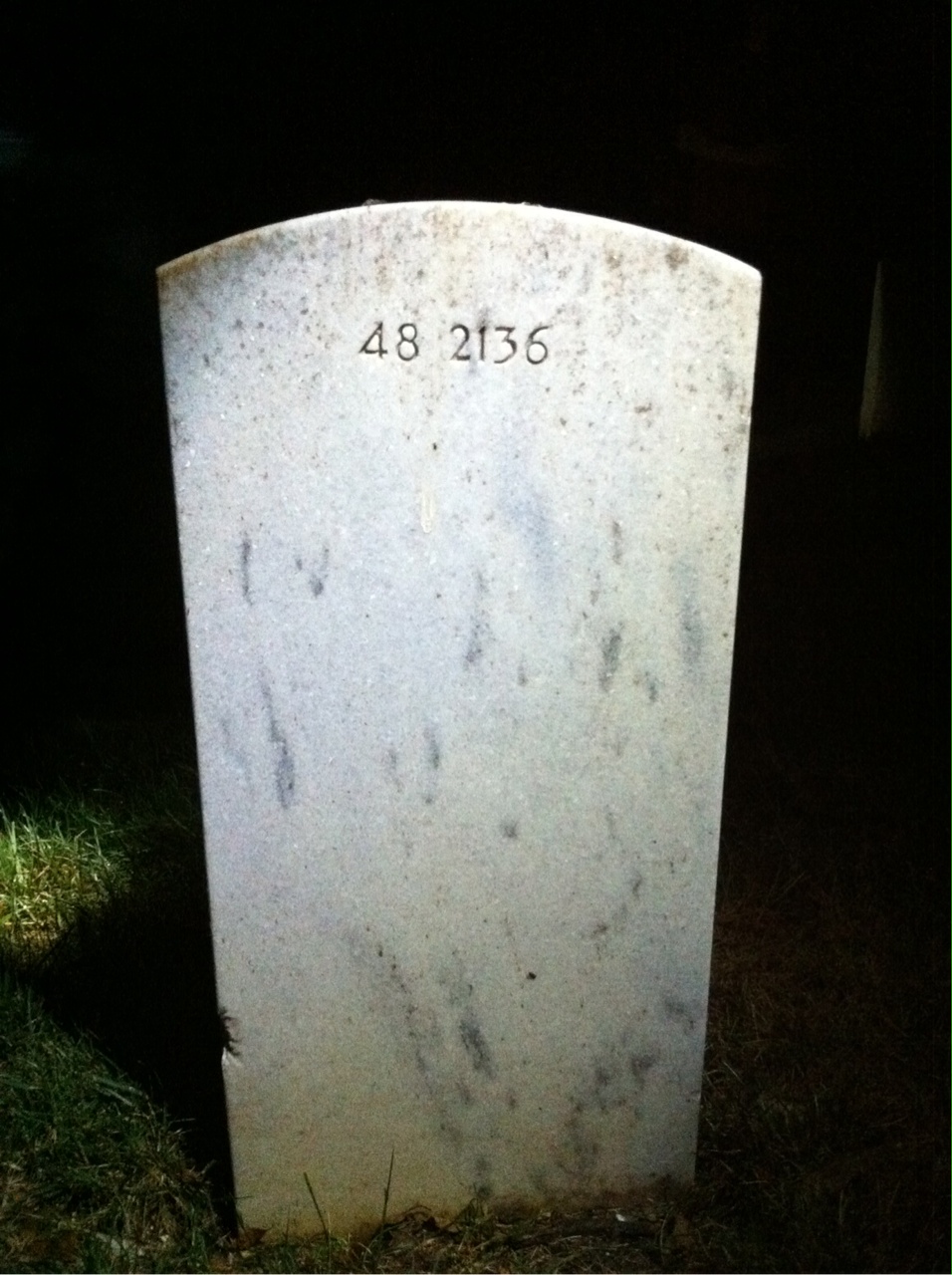 Back of headstone — Patrick Bremer