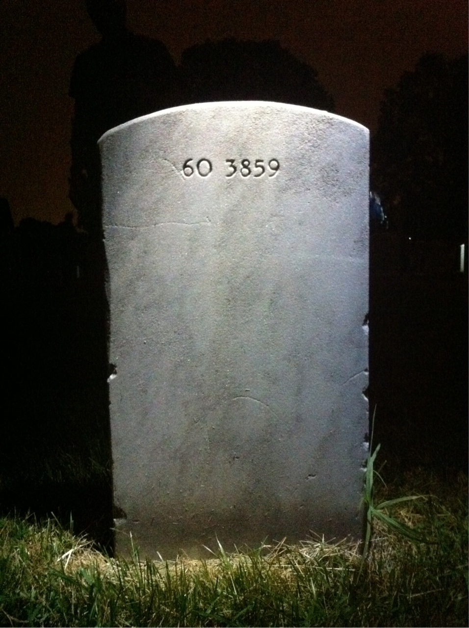 Back of headstone — John Murphy