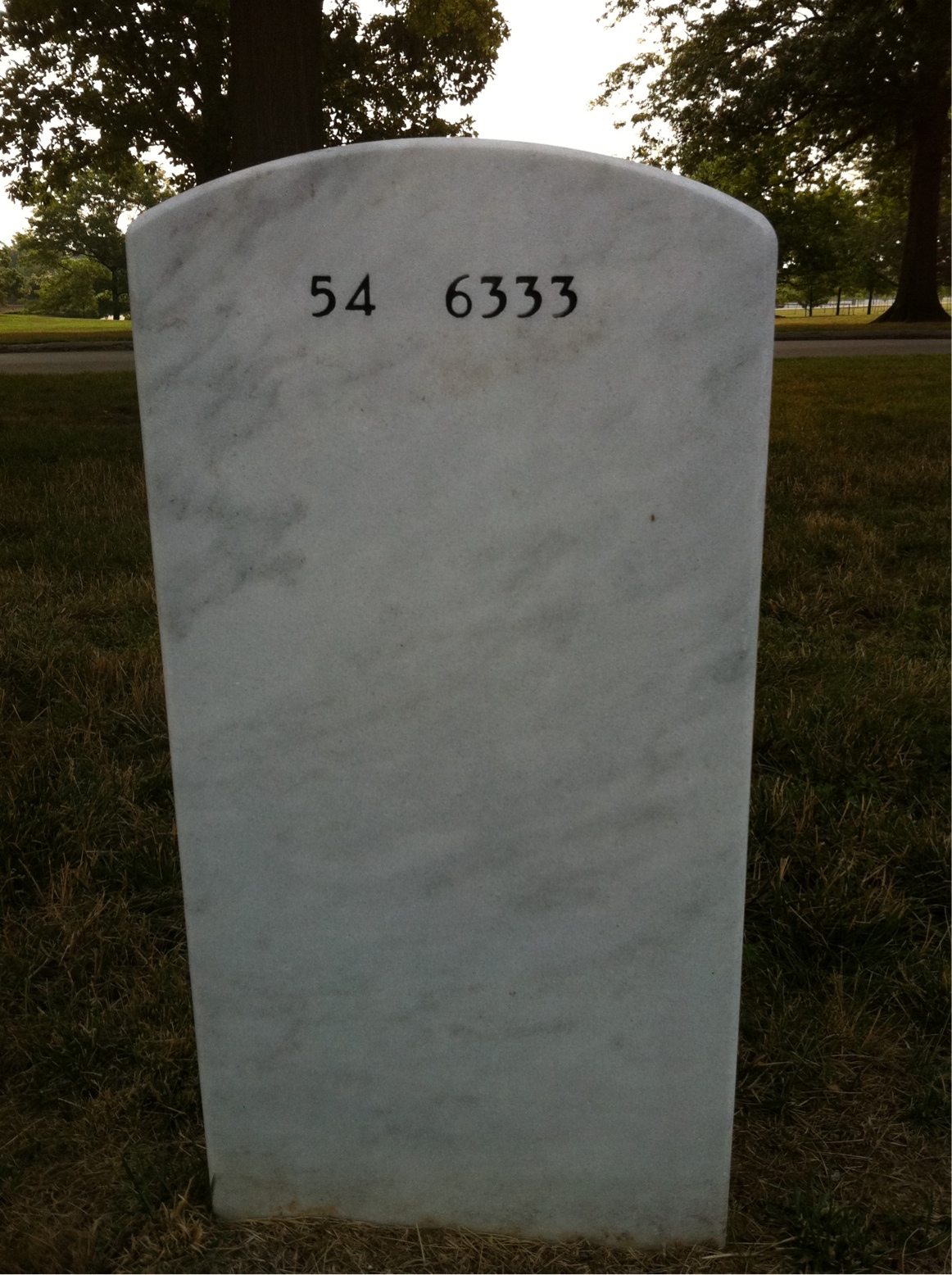 Back of headstone — Degnan Janiga