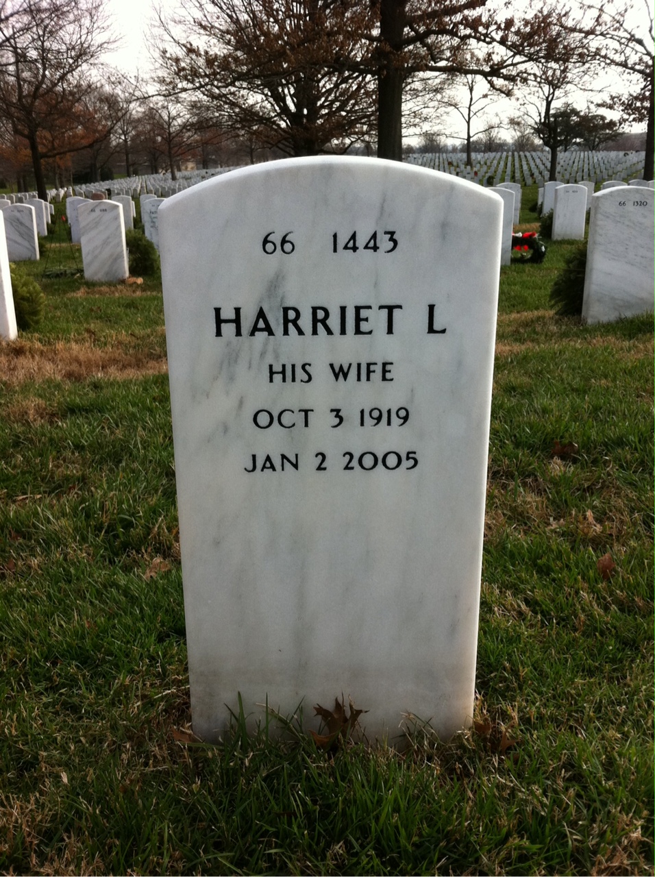 Back of headstone — Benjamin Weatherly