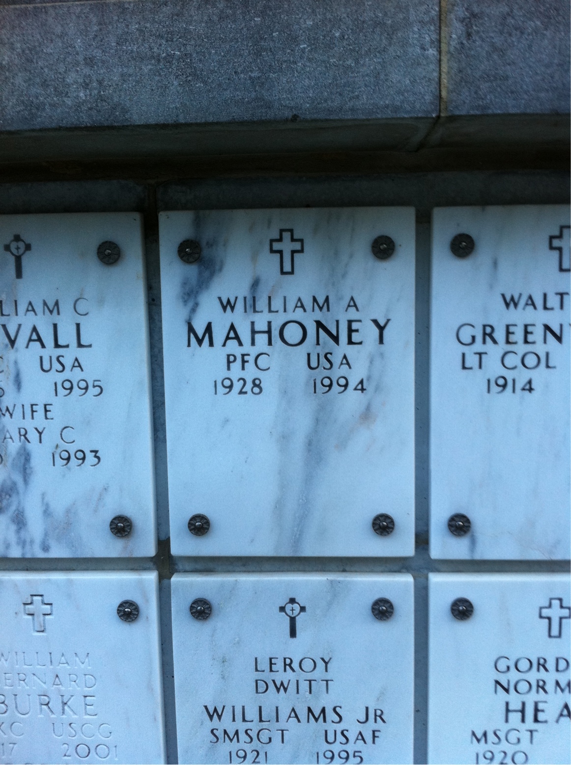 William P Mahoney