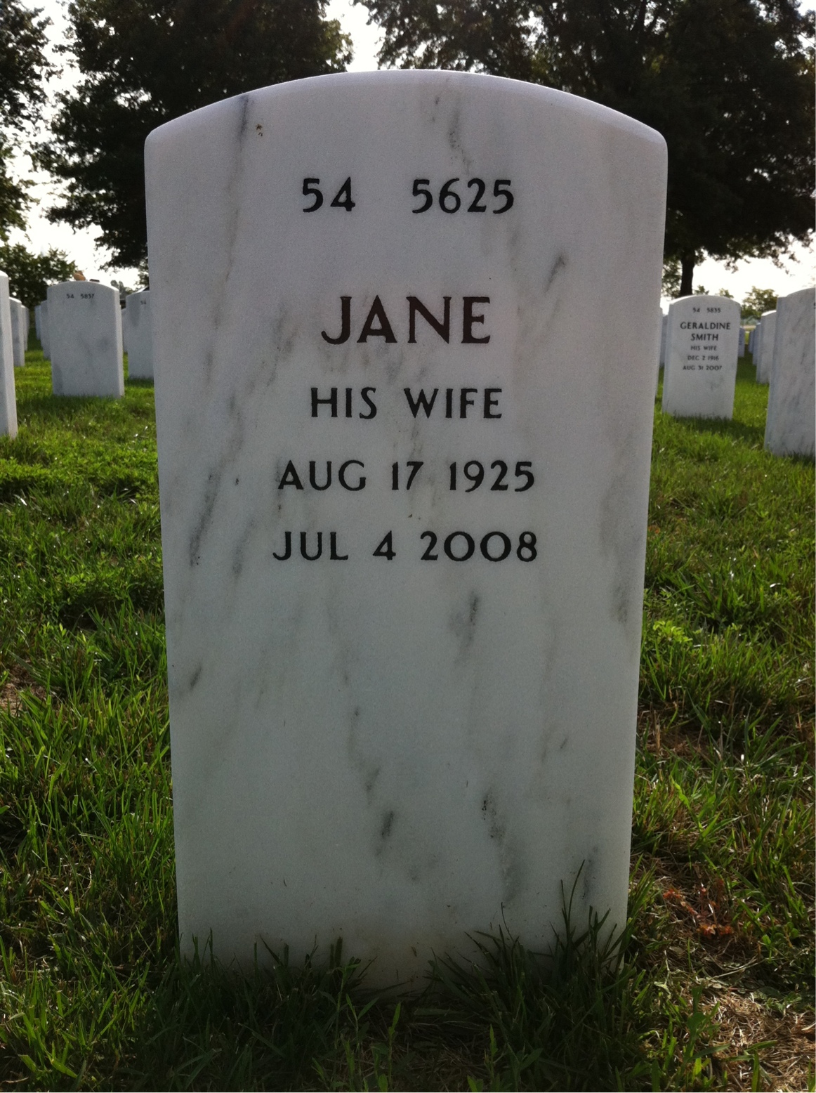 Back of headstone — Henry Lamy