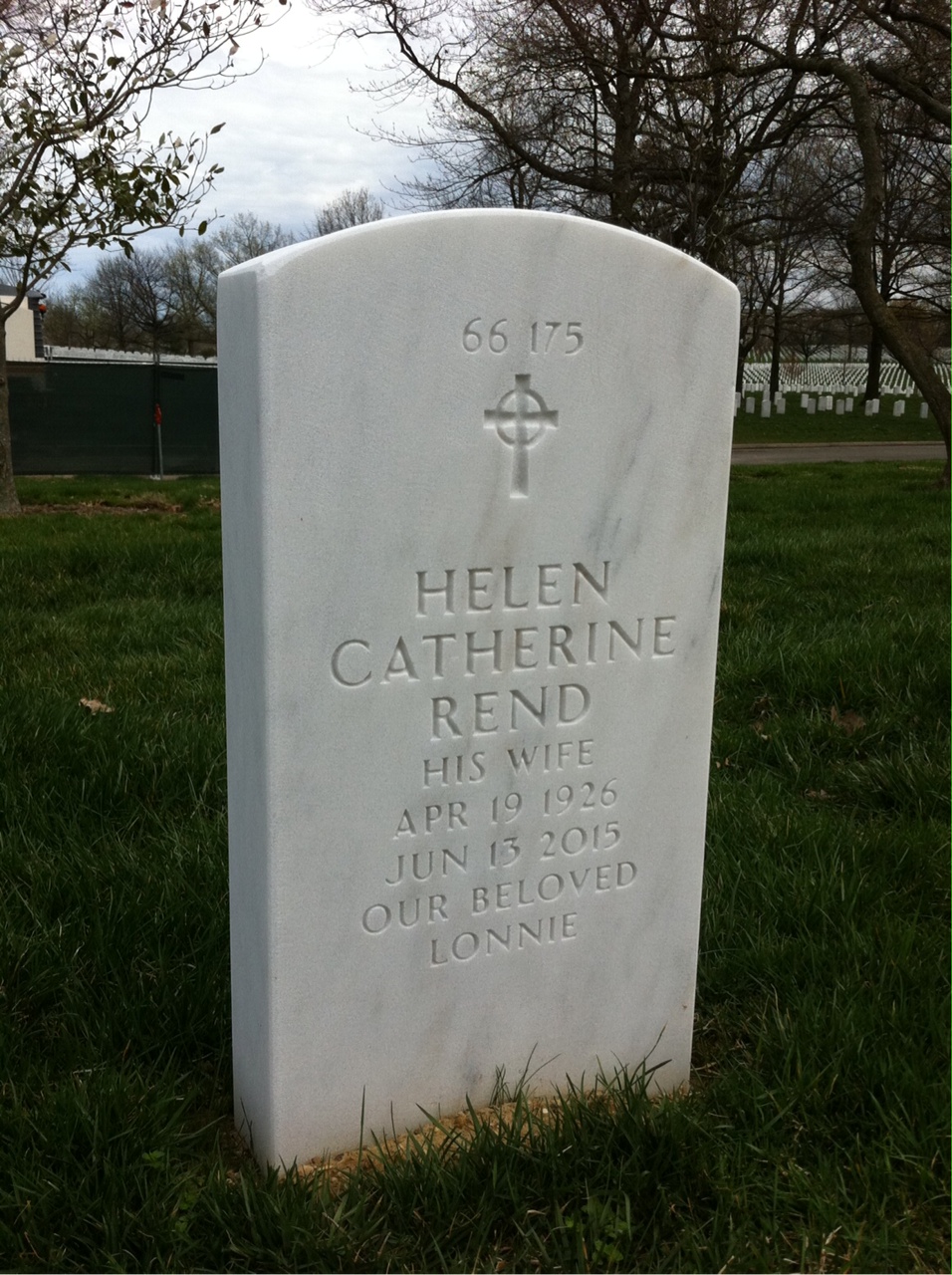 Back of headstone — Thomas Donahue