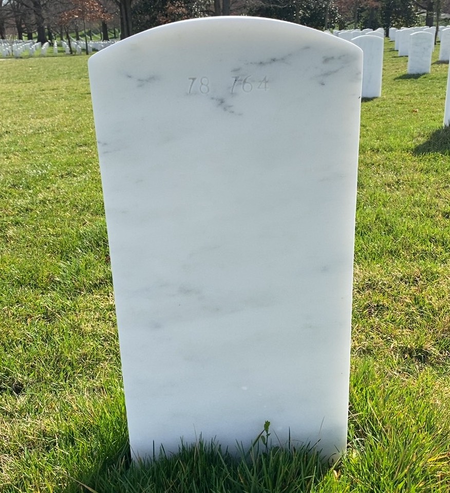 Back of headstone — Jeremy Bradford Sheets