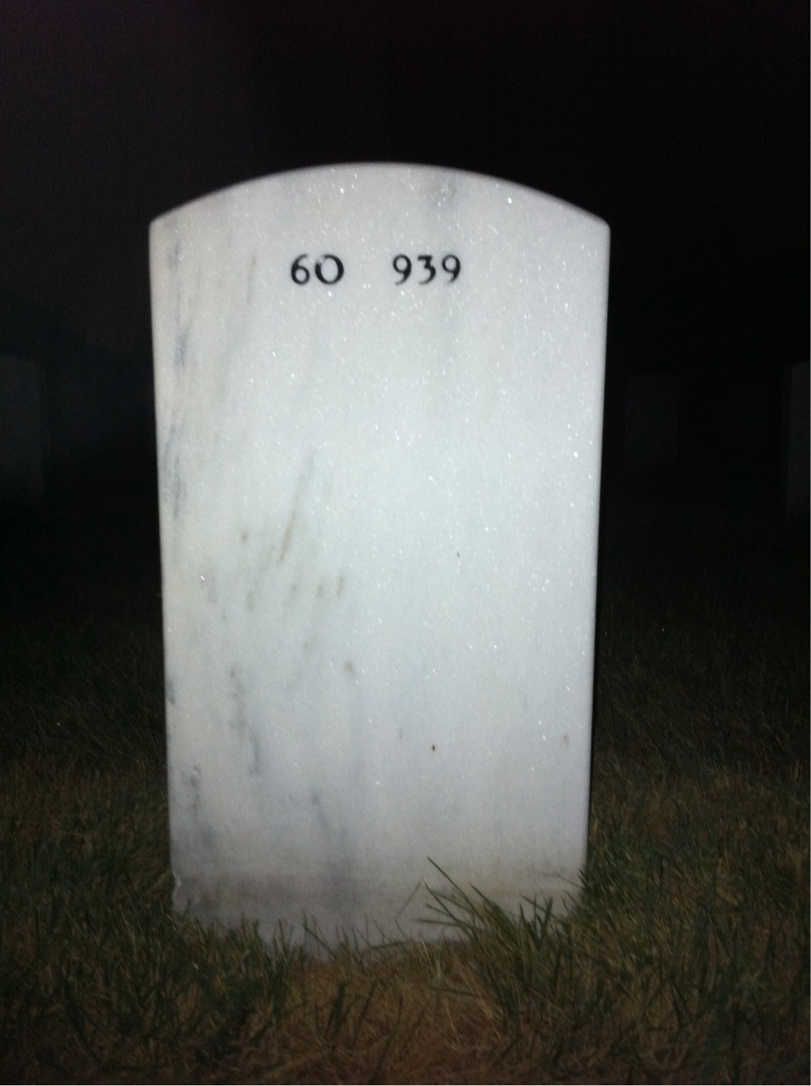 Back of headstone — Raymond Allen