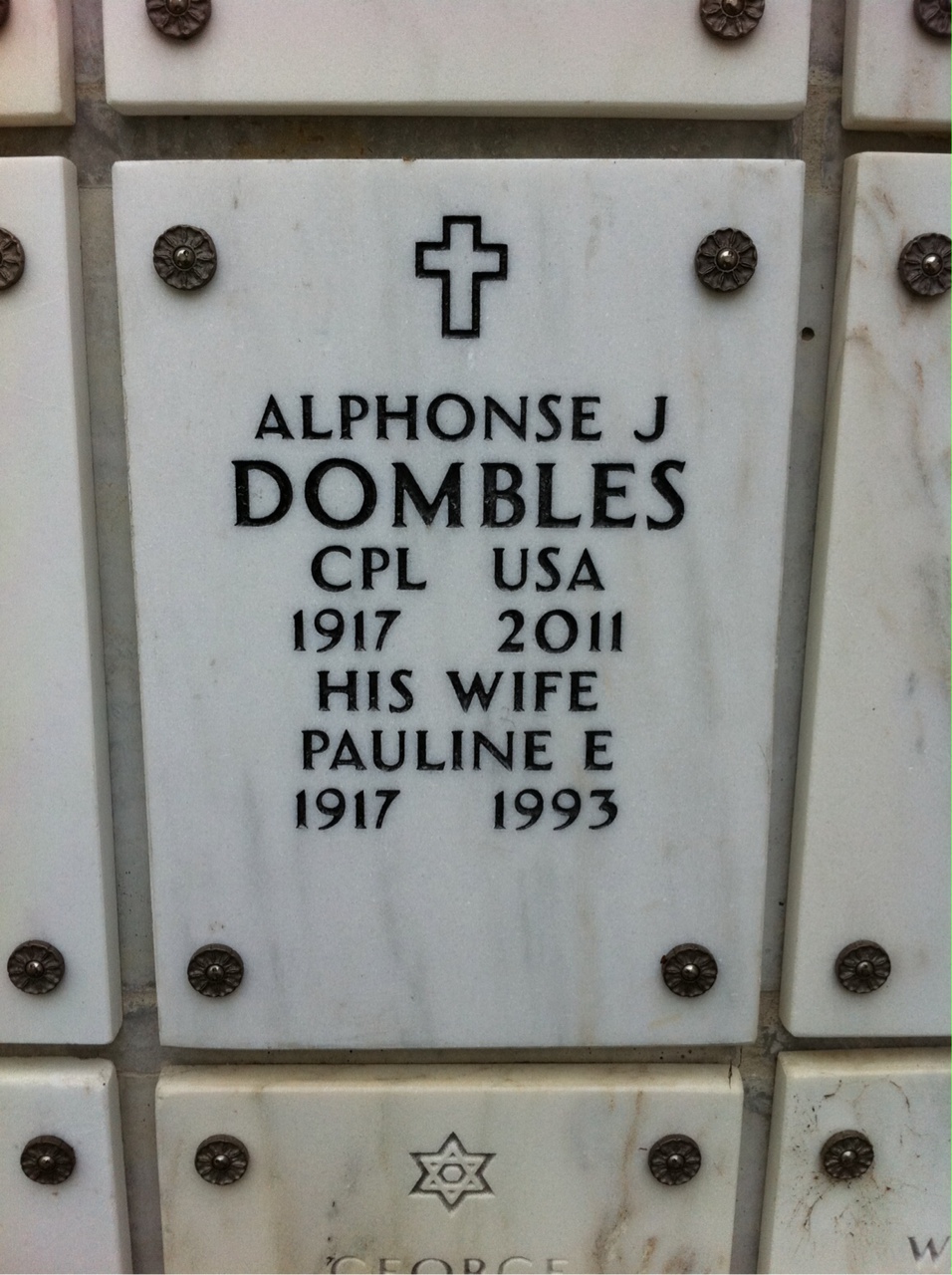 Alphonse J Dombles