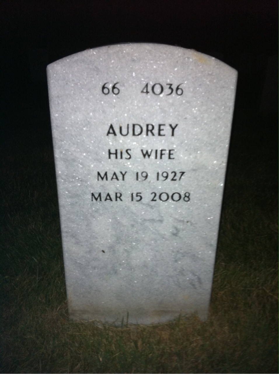 Back of headstone — John Troutman