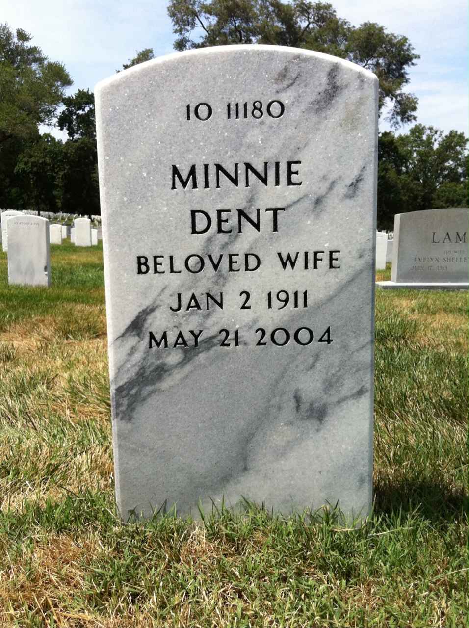 Back of headstone — Edward Borlik