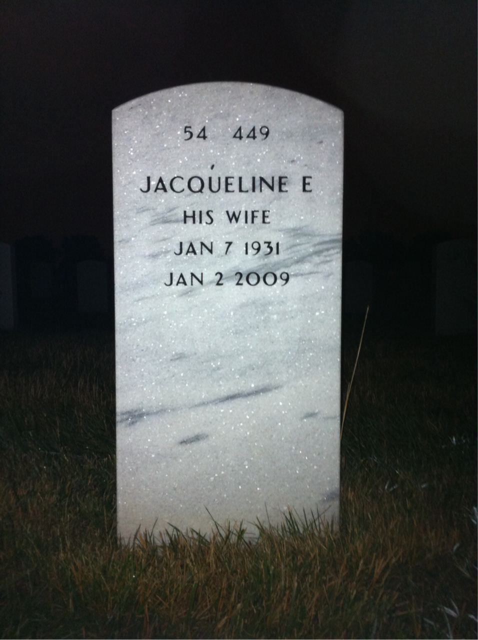 Back of headstone — Richard Neyhart