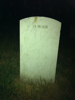 Back of headstone — Wallace A Kell