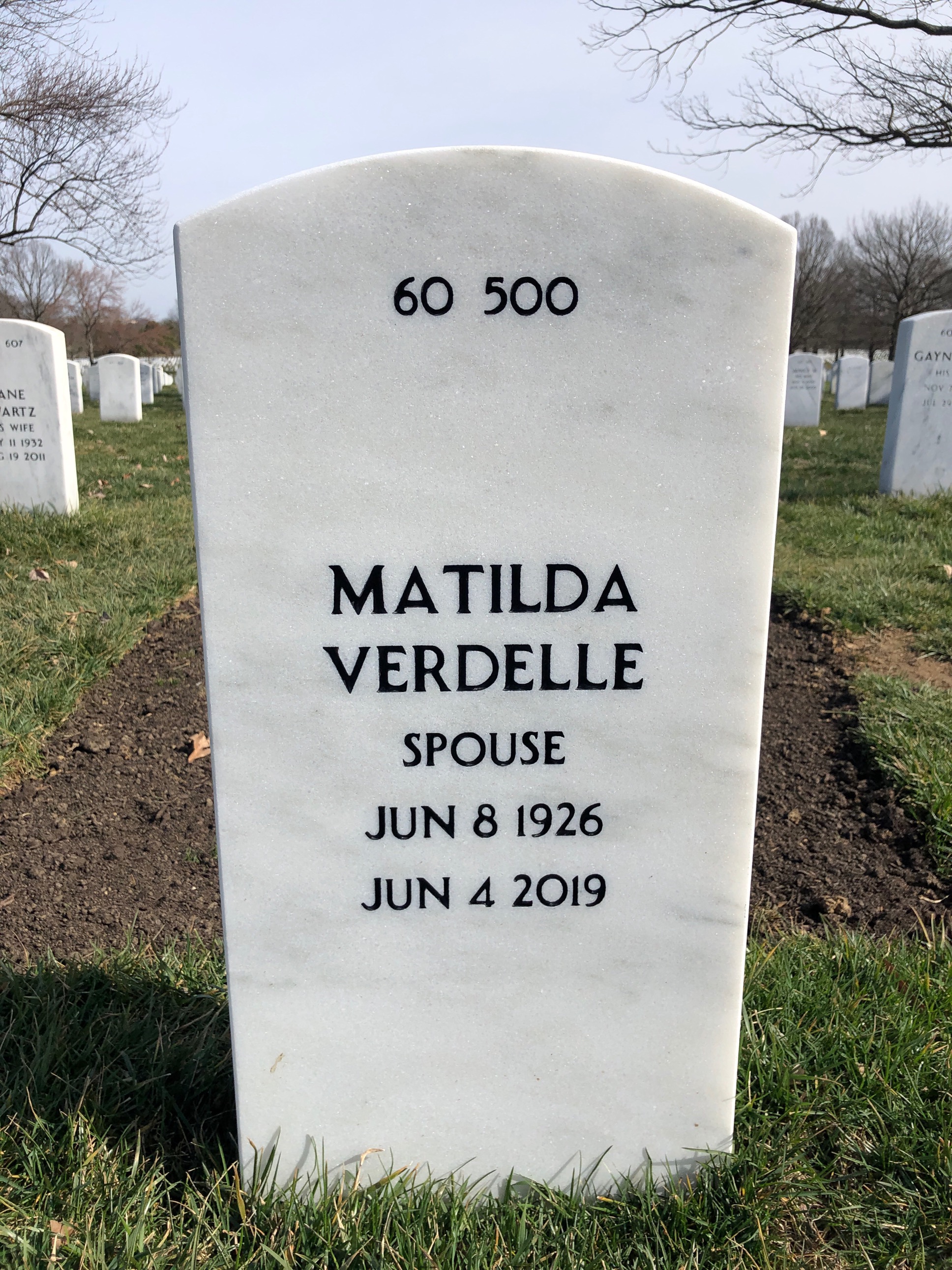 Back of headstone — Edward Timmes