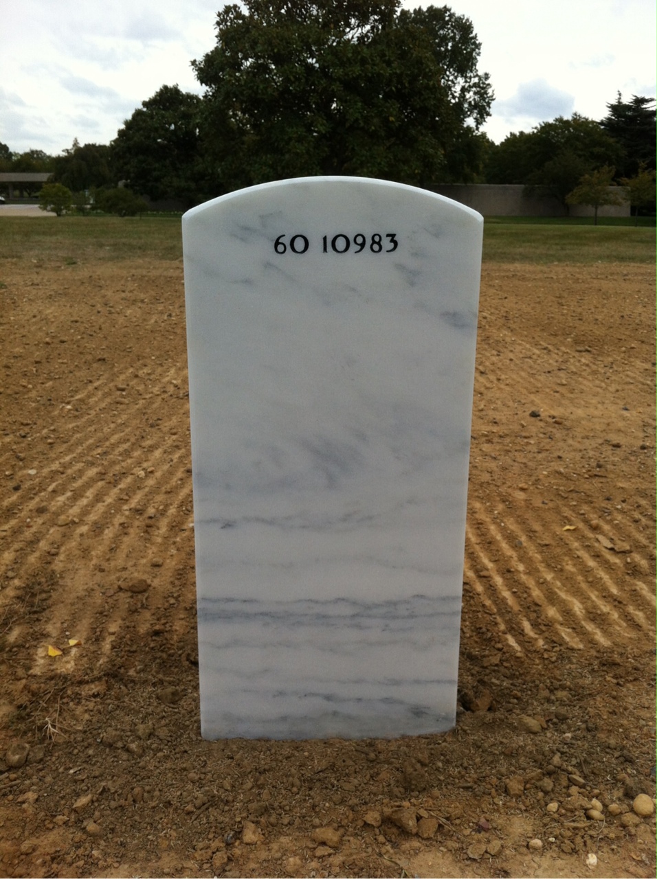 Back of headstone — Ann Murphy