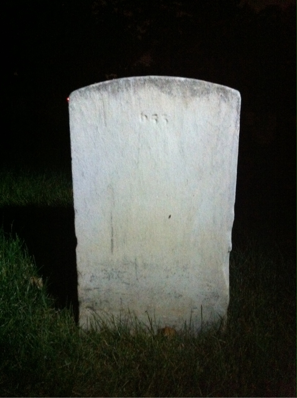 Back of headstone — Joseph Murray
