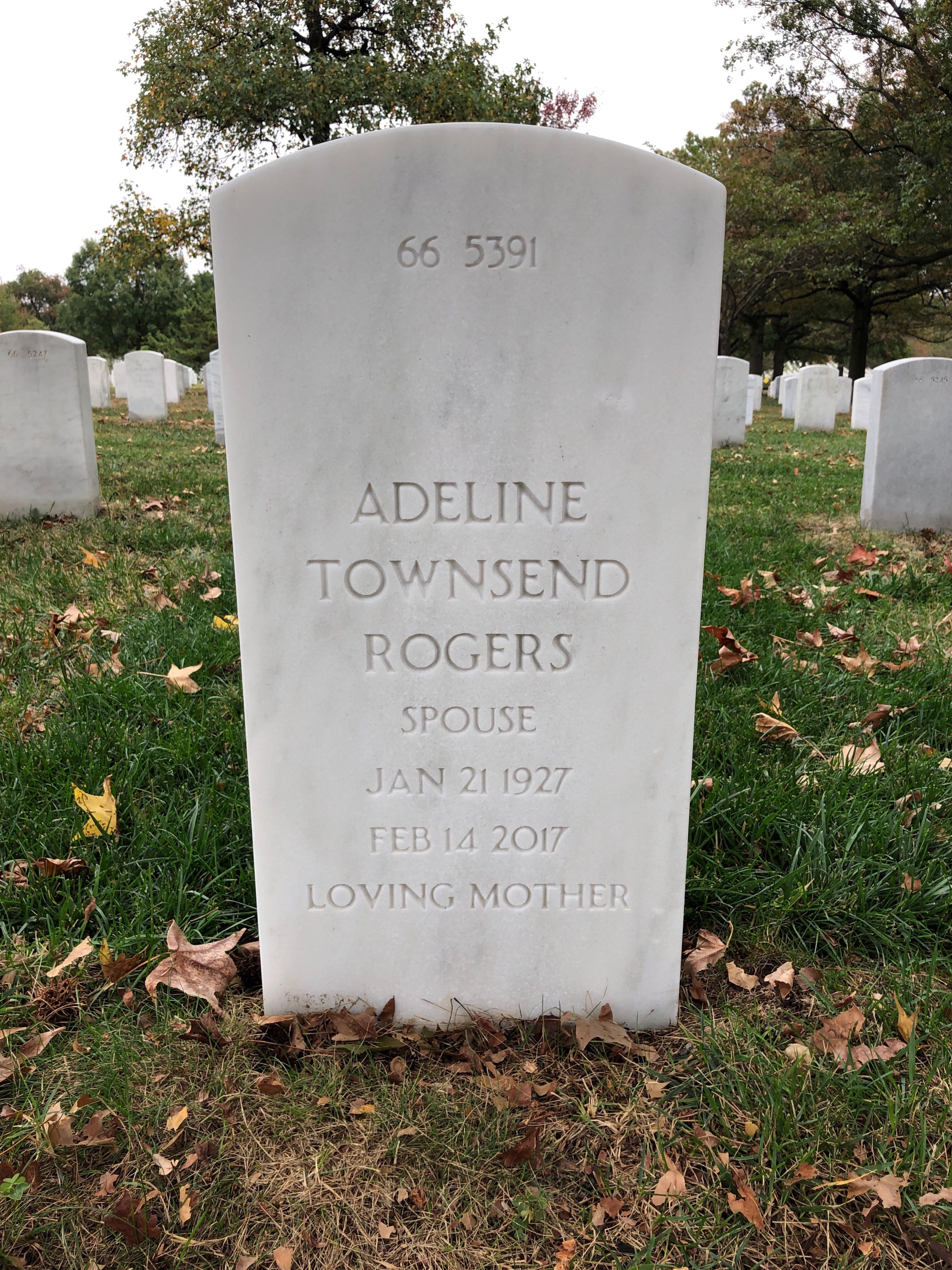 Back of headstone — Bernard Browning