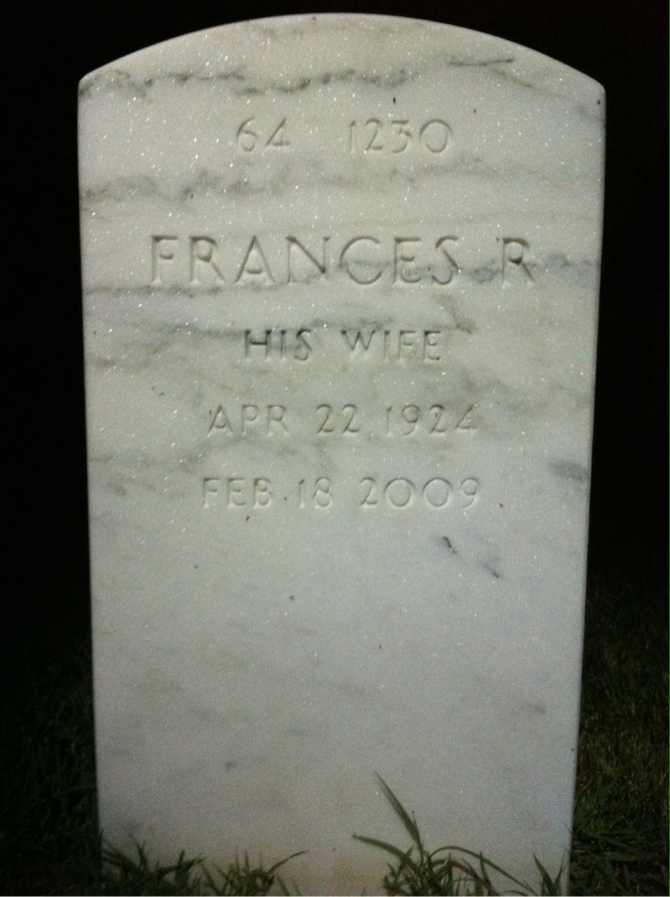Back of headstone — Jeptha Tanksley