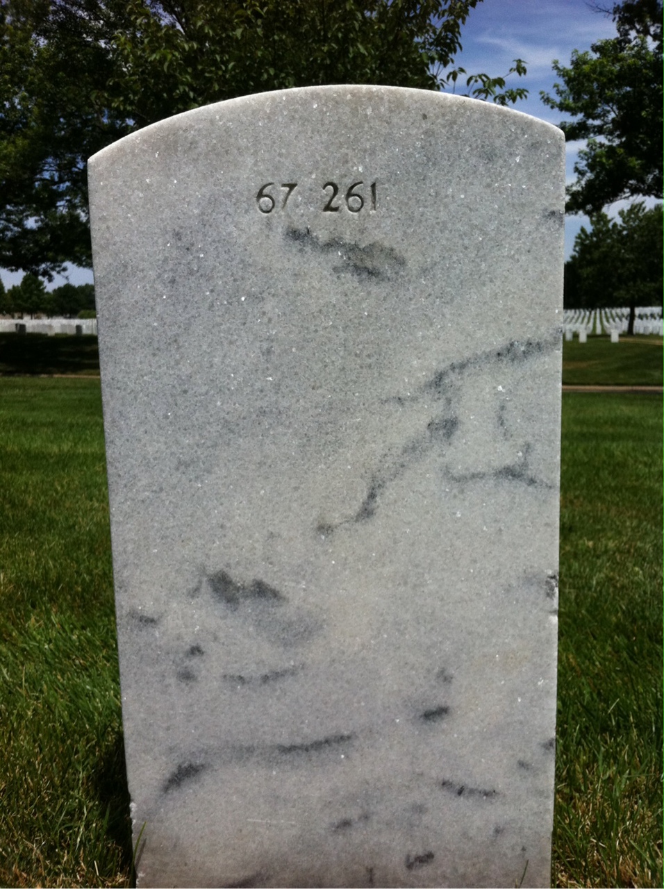 Back of headstone — James Ashwell