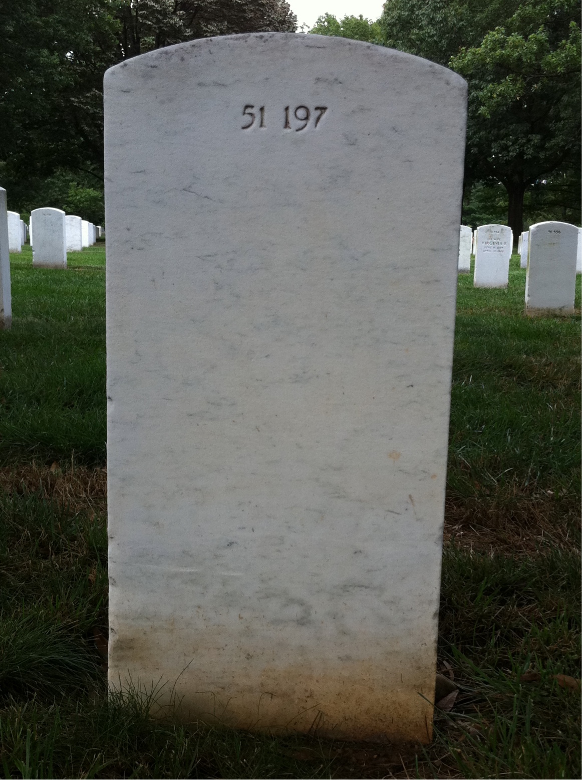 Back of headstone — Emily Bent