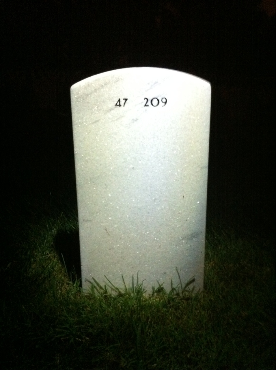 Back of headstone — Bryan Sharratt