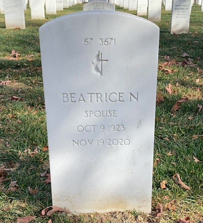 Back of headstone — Robert Corbitt