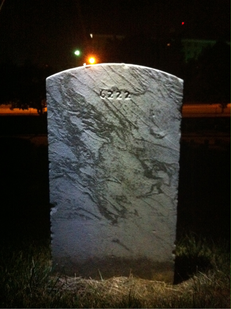 Back of headstone — Ransel Andrew