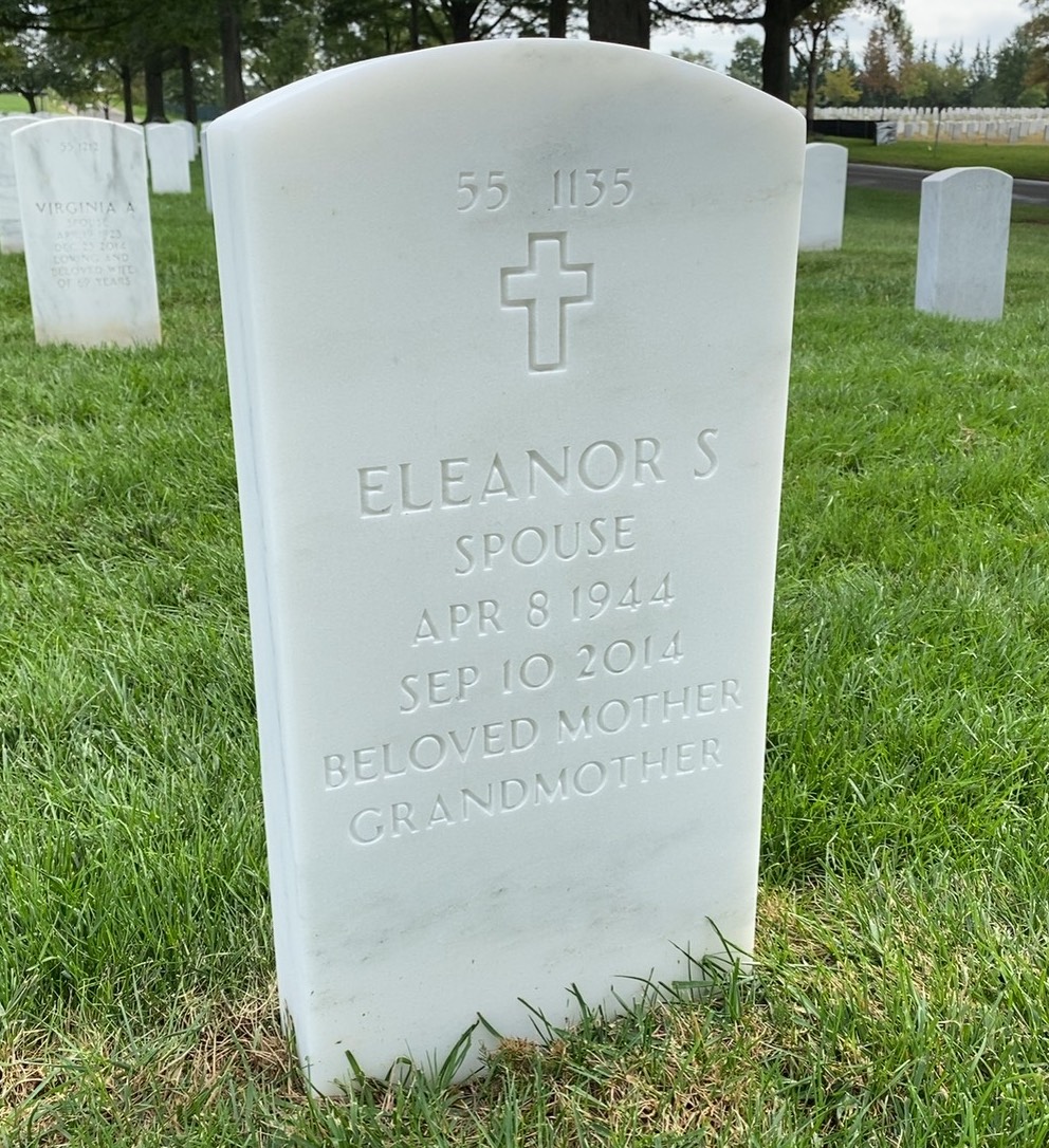 Back of headstone — William Bruce Ross