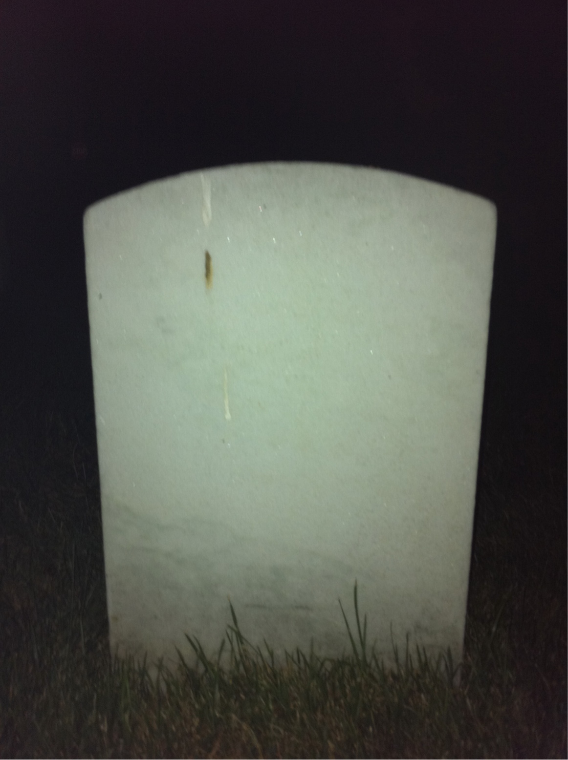 Back of headstone — Joseph Abdill