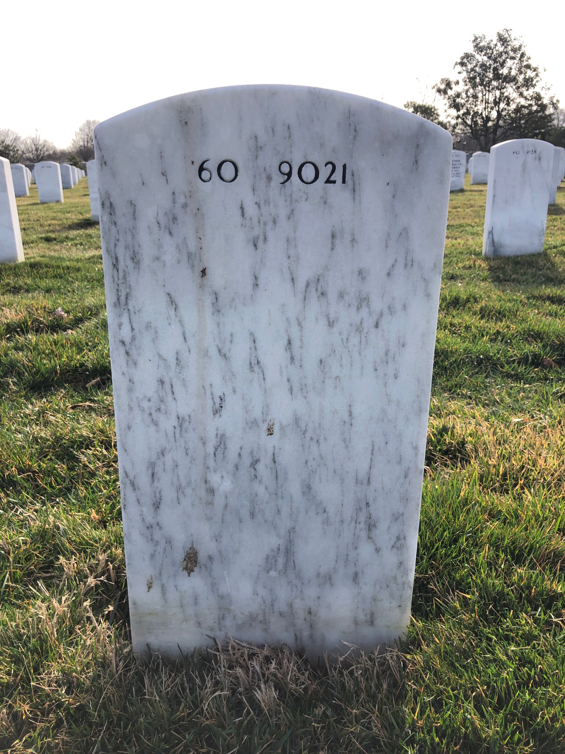 Back of headstone — Donald Mcdonald