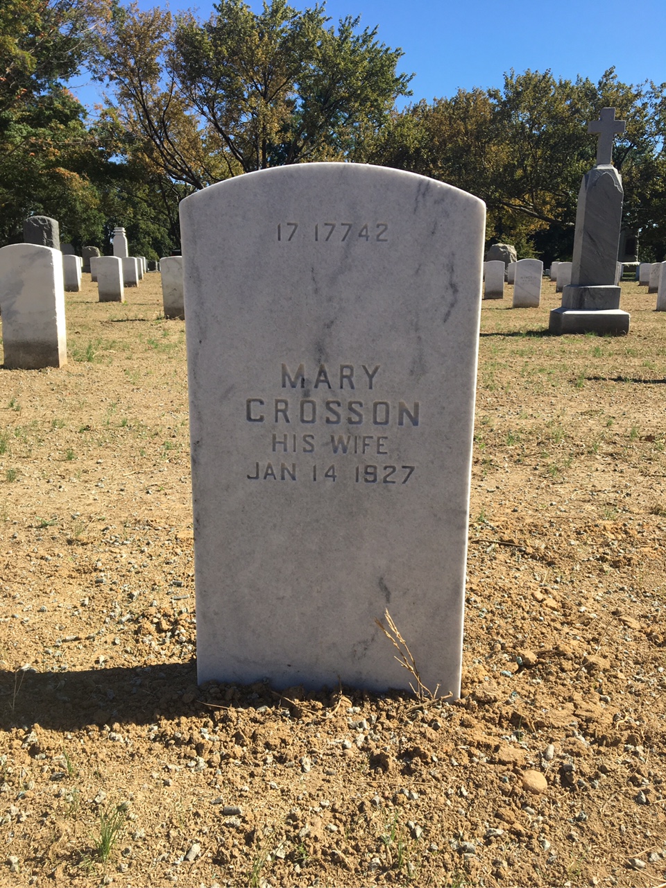 Back of headstone — Goodwin Atlee