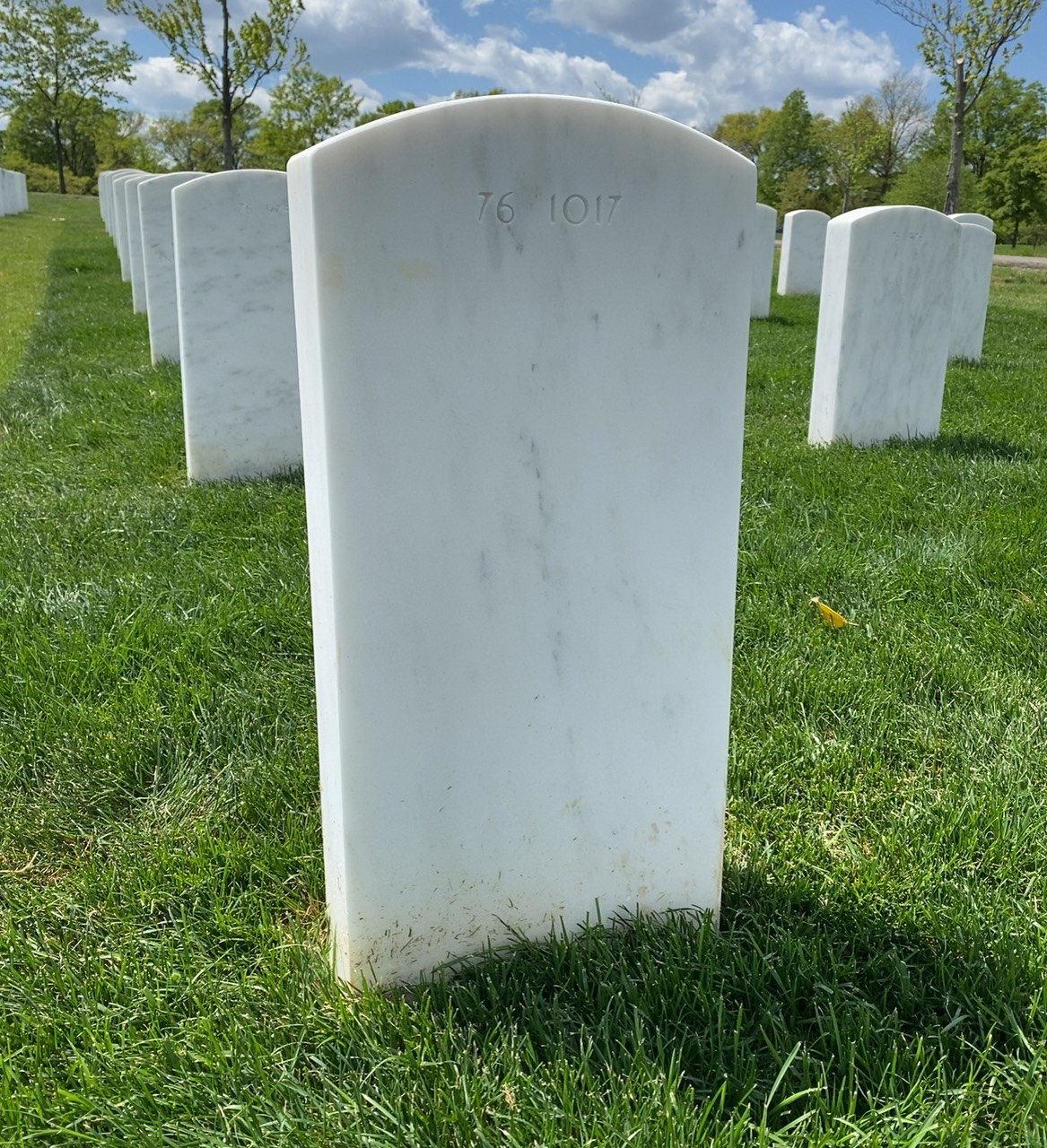 Back of headstone — Scott D Koch