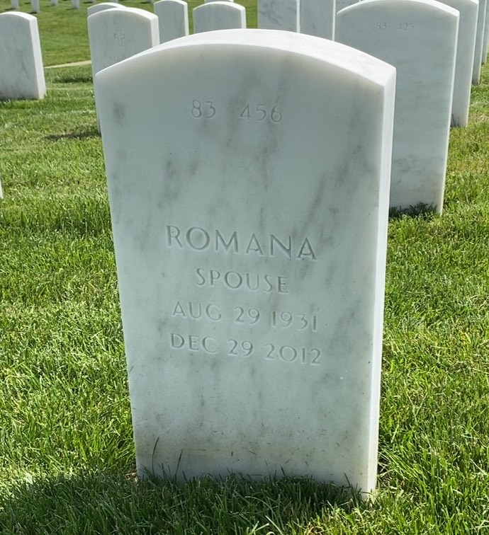 Back of headstone — George Mychaskiw