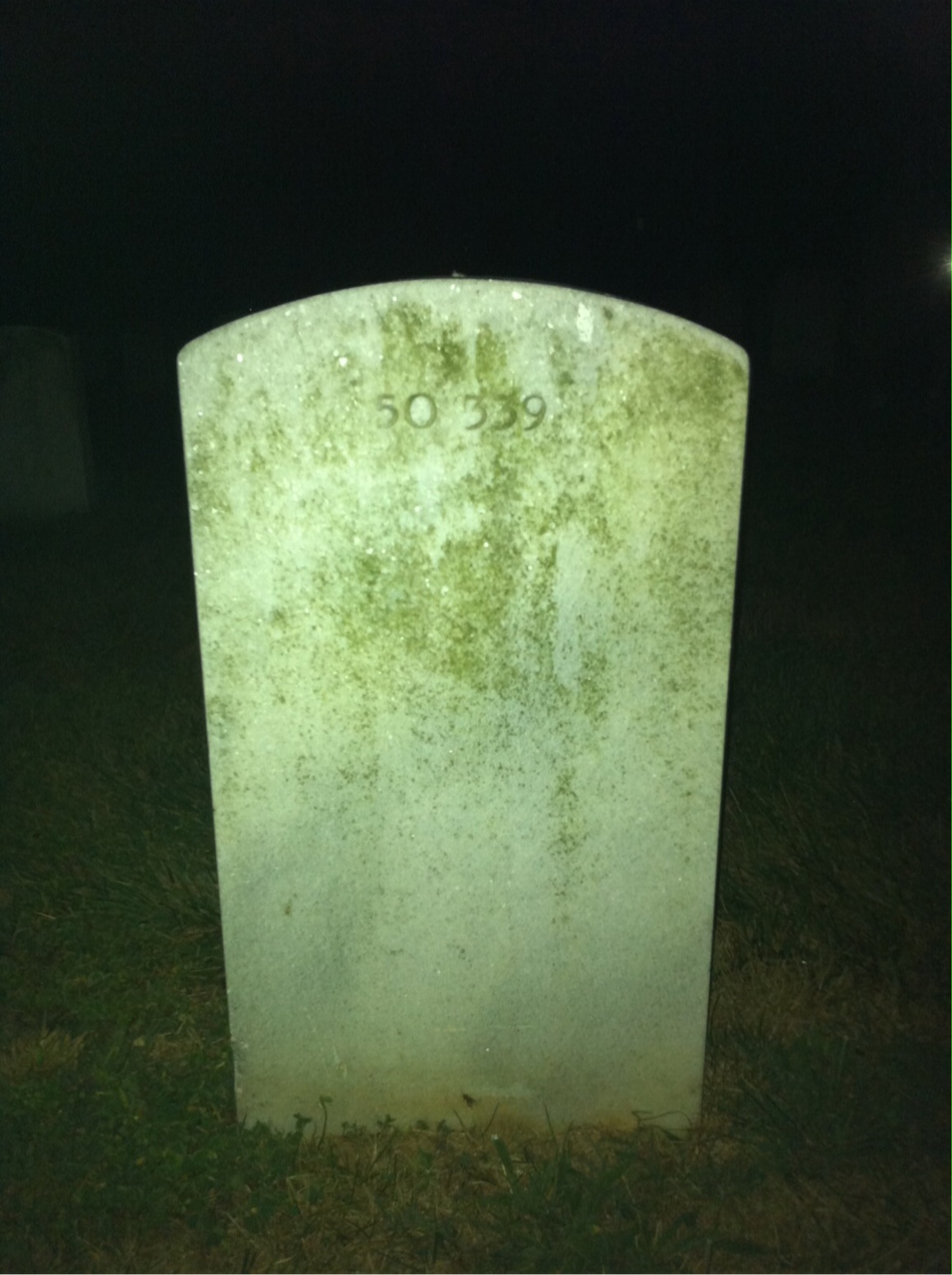 Back of headstone — William Schwanke