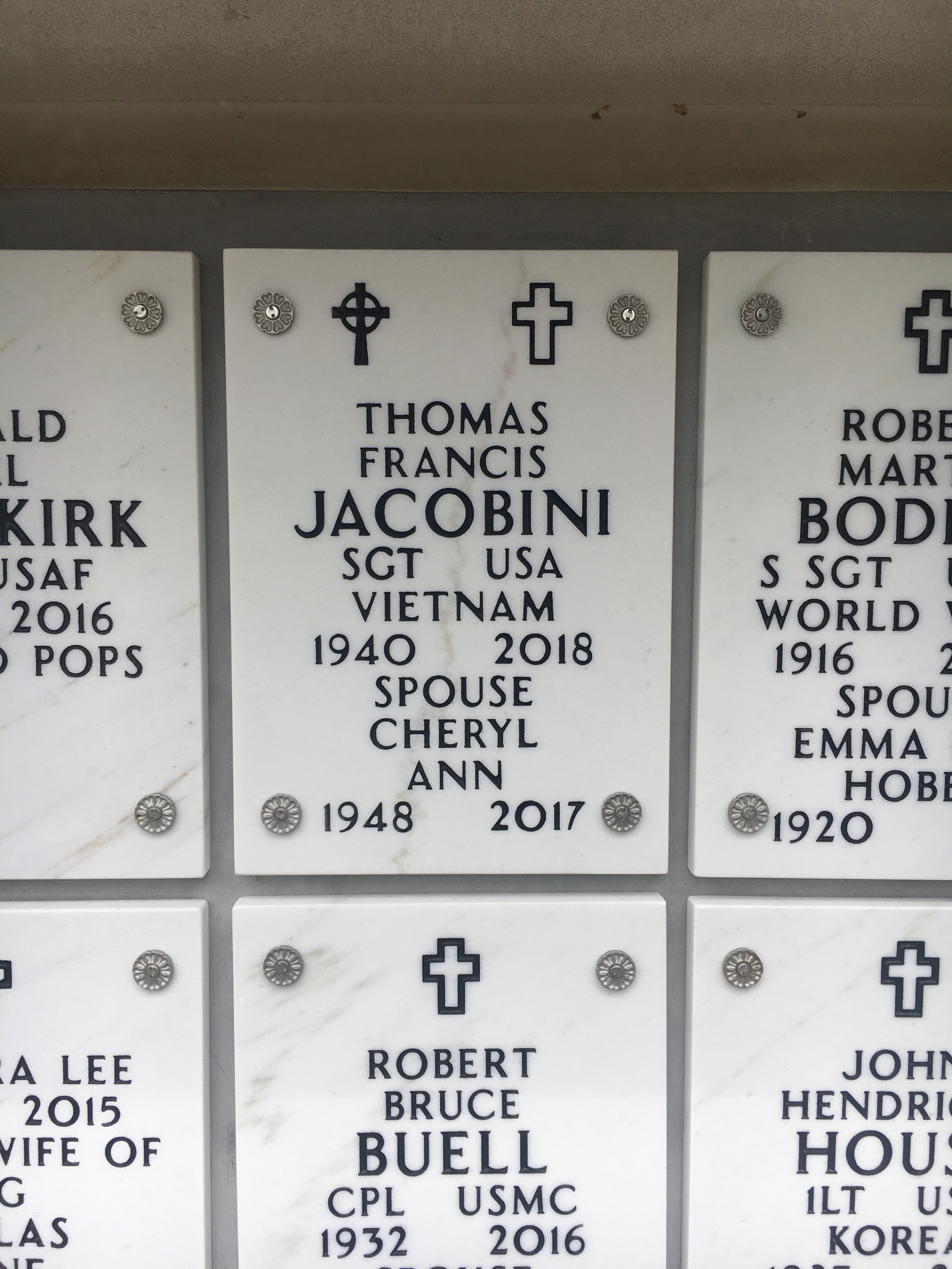 Thomas F Jacobini