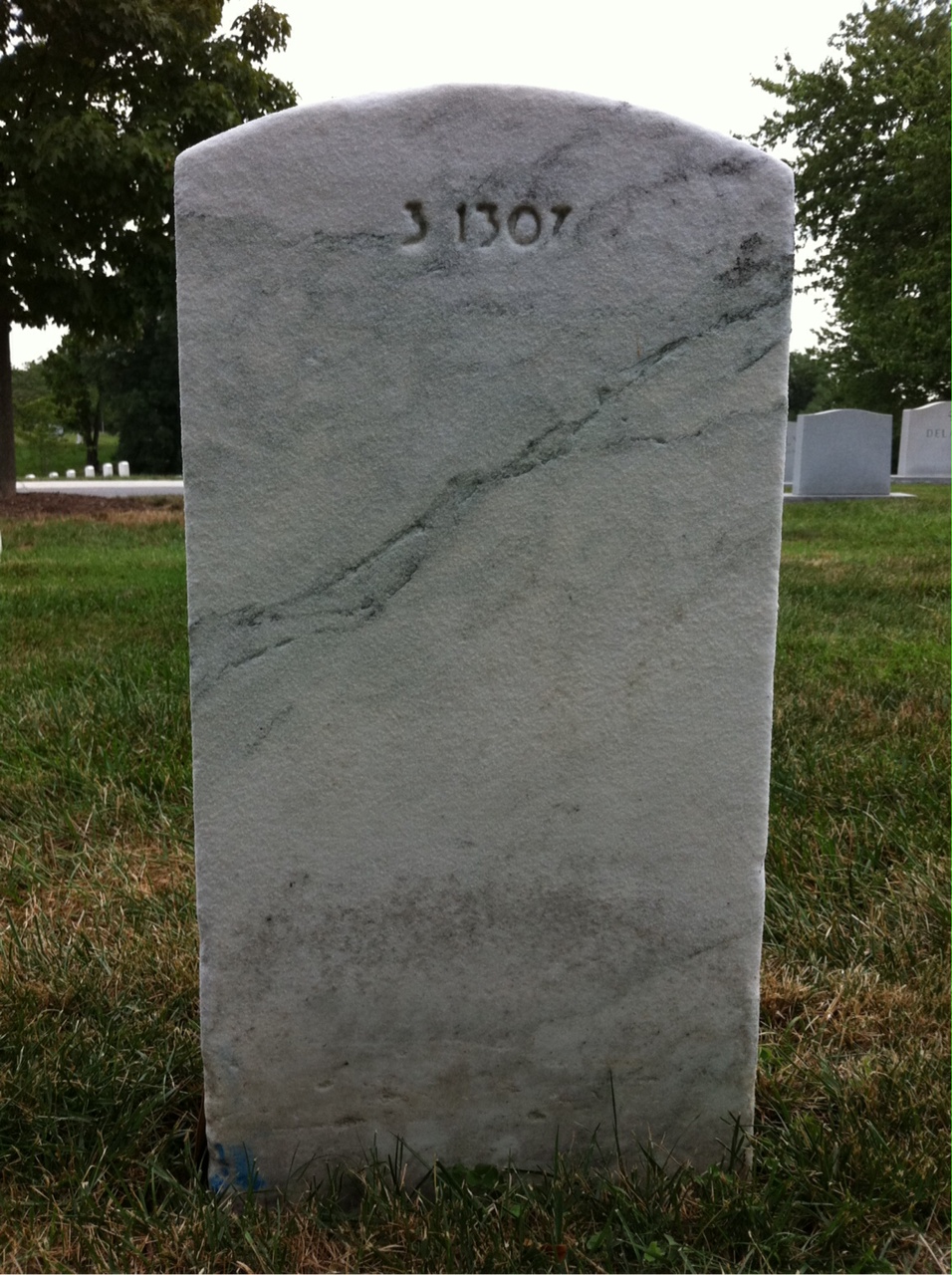 Back of headstone — Walter Clifford Sage