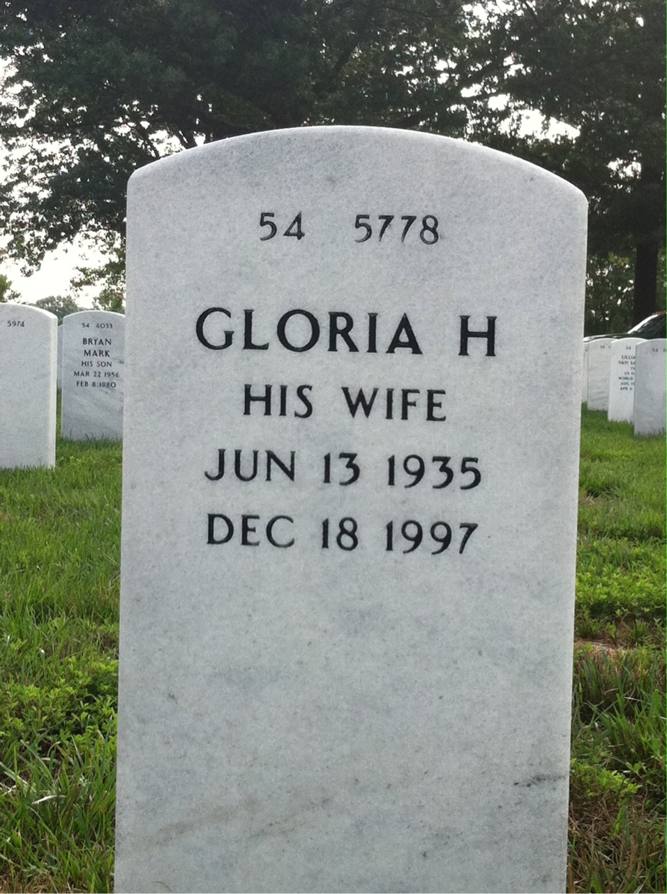 Back of headstone — William Crawford