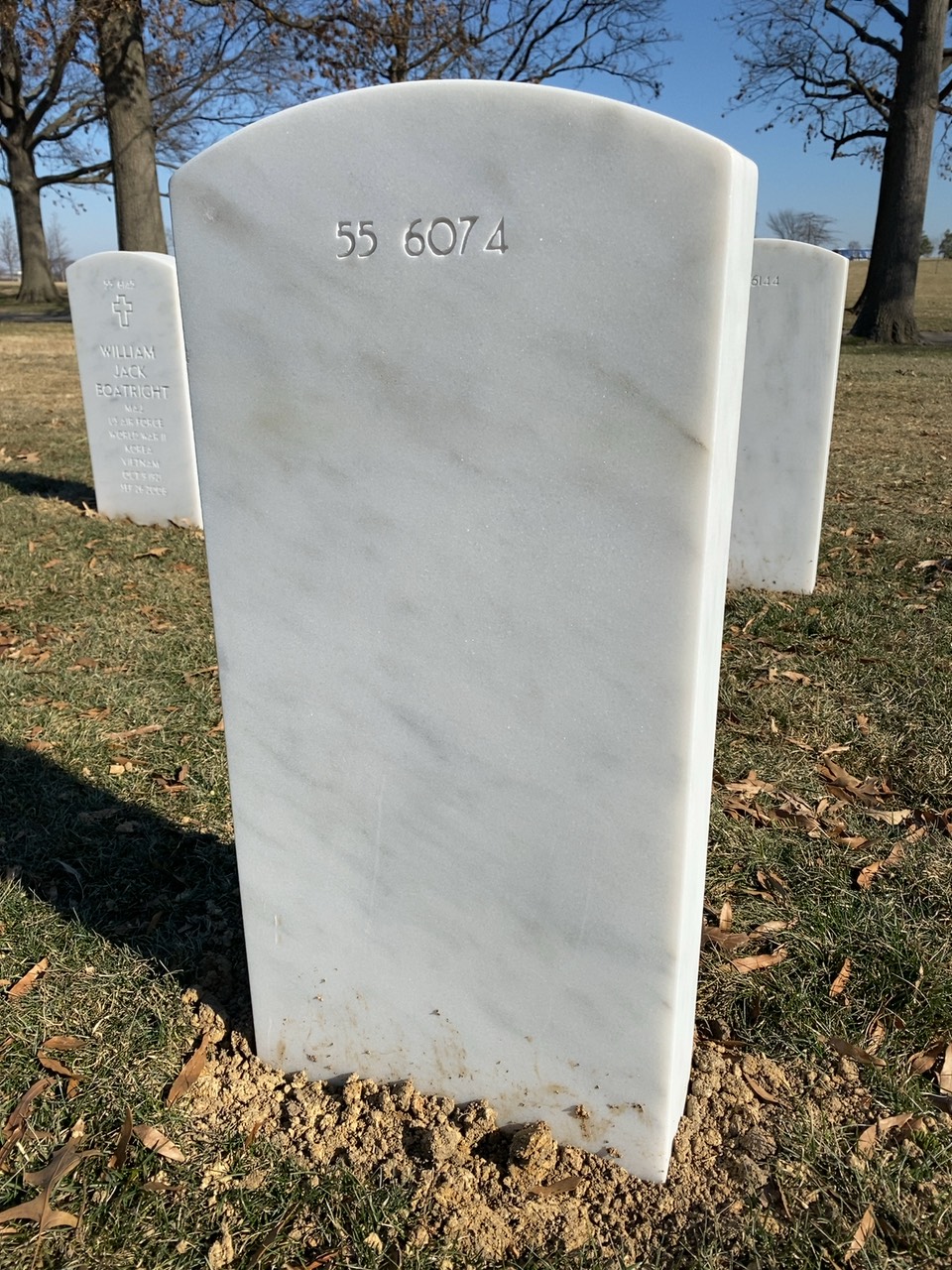 Back of headstone — Adam Moraczewski