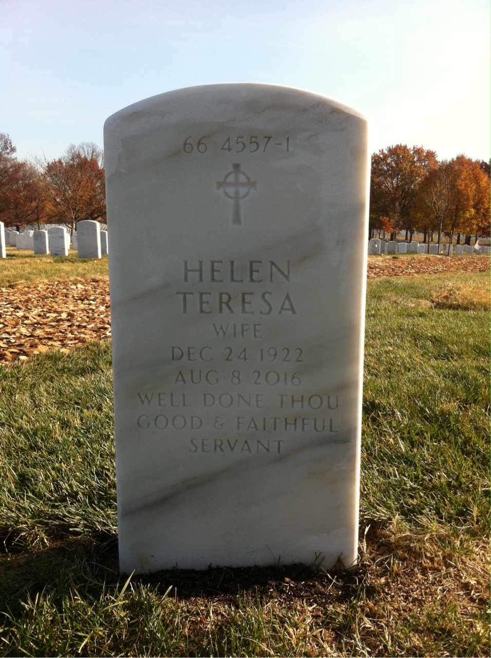 Back of headstone — Peter Coughter