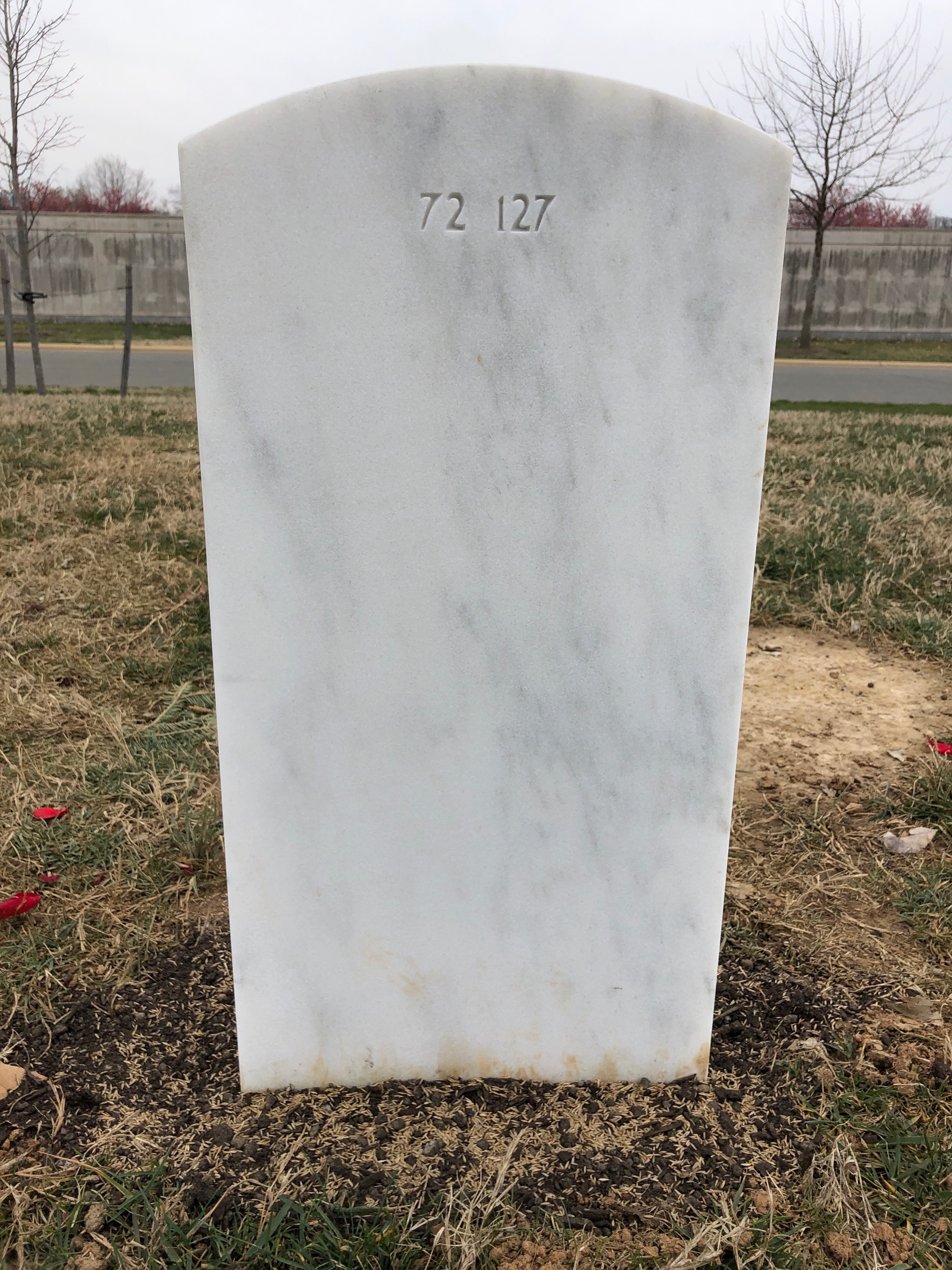 Back of headstone — Thomas John Gauzer