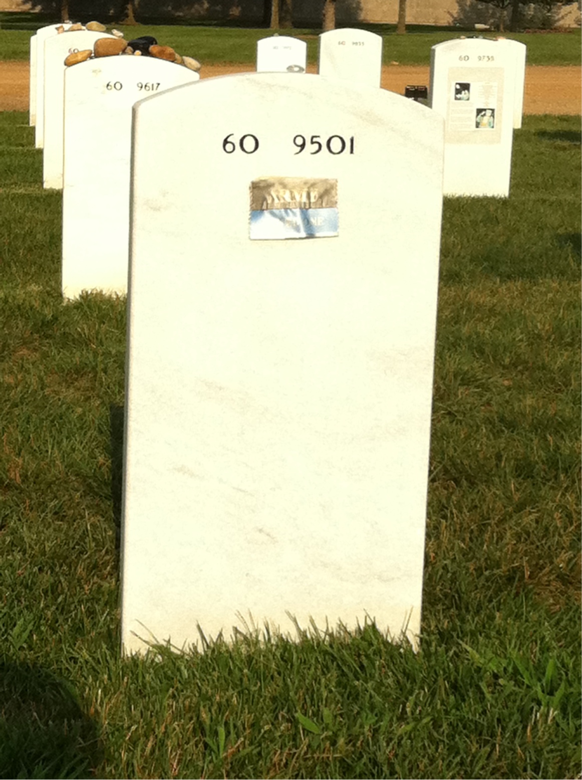 Back of headstone — Kelly Mixon
