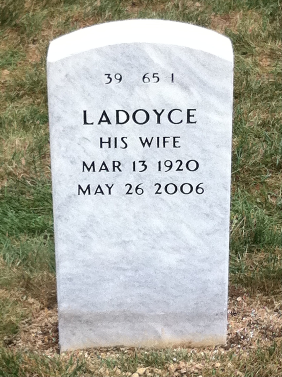 Back of headstone — Thomas Gage