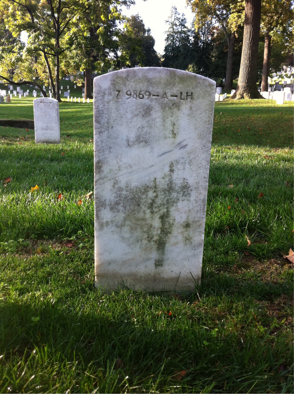 Back of headstone — Rachel Ashton